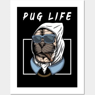 Pug life Posters and Art